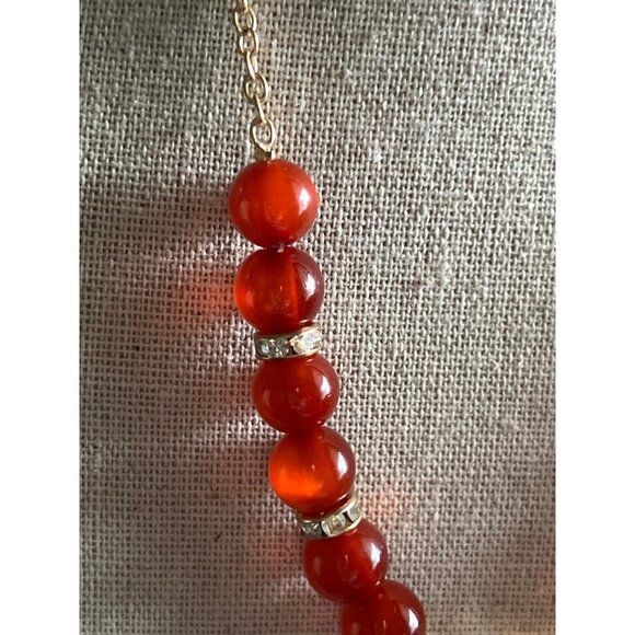 Princess Accessories Red Eye Owl Necklace -- 16" - Picture 3 of 8